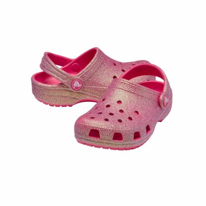 Sandália Inf Crocs Classic Iridescent Glitter 210985-6ZQ