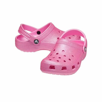 Sandália Infantil Crocs Classic Glitter Clog 206992-6XE