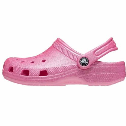 Sandália Juvenil Crocs Classic Glitter Clog 206993-6XE