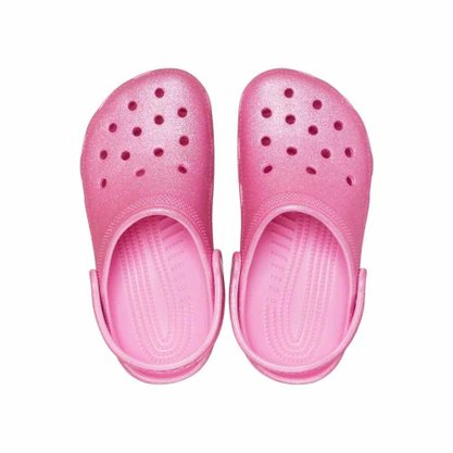 Sandália Juvenil Crocs Classic Glitter Clog 206993-6XE