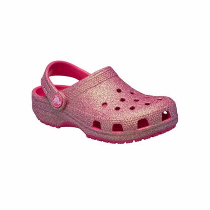 Sandália Juvenil Crocs Classic Iridescent Glitter 210986-6ZQ