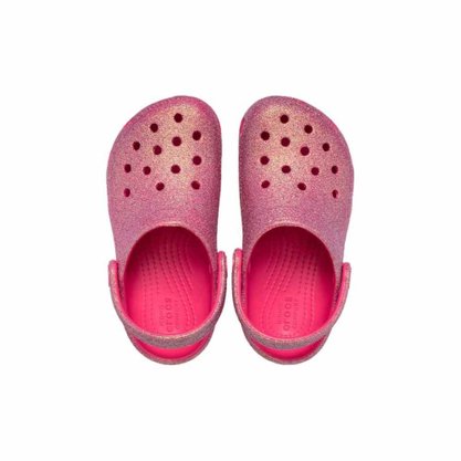 Sandália Juvenil Crocs Classic Iridescent Glitter 210986-6ZQ
