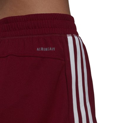 Short Adidas Pacer 3 Listras Feminino HM3887
