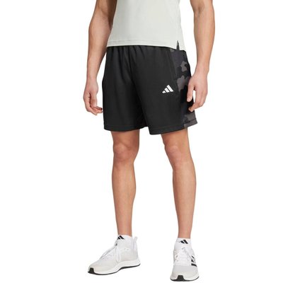 Shorts Adidas Camuflado Train Essentials 7 Masculino IS6148