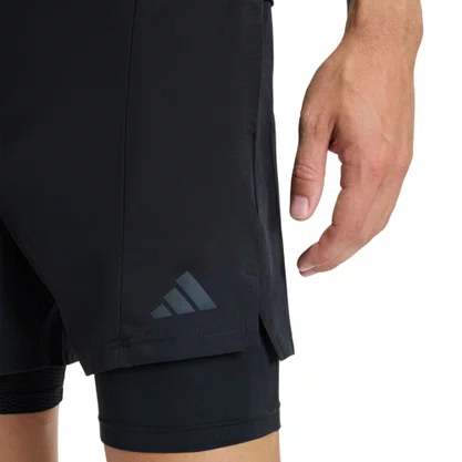Shorts Adidas D4T Workout 2 Em 1 Masculino KF6431