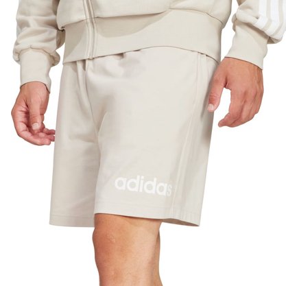 Shorts Adidas Logo Linear Moletinho Masculino JC9346