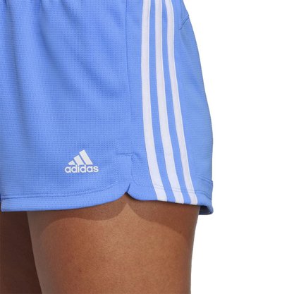 Shorts Adidas Malha Pacer 3 Stripes Feminino HR7825