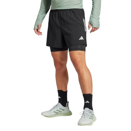 Shorts Adidas Own The Run 2 em 1 Masculino JM5400