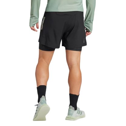 Shorts Adidas Own The Run 2 em 1 Masculino JM5400