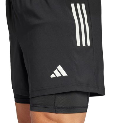 Shorts Adidas Own The Run 2 em 1 Masculino JM5400