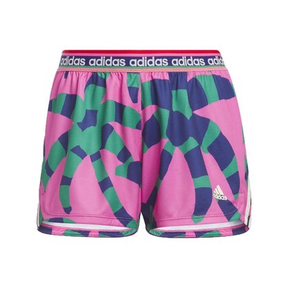 Shorts Adidas X Farm Rio Pacer 3 Listras Feminino HS1197