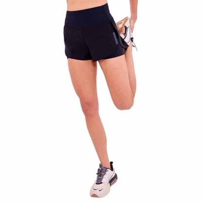 Shorts Alto Giro Bahamas Elastic Transpas Fem 101027-C0049