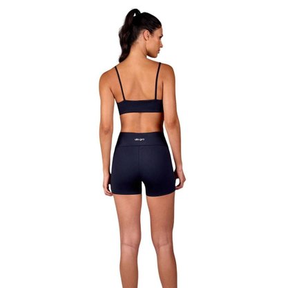 Shorts Alto Giro Clássica Bolsos Feminina 2521104-C0049