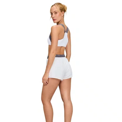 Shorts Alto Giro Sobreposto Cós Elástico Fem 2531009-C0001