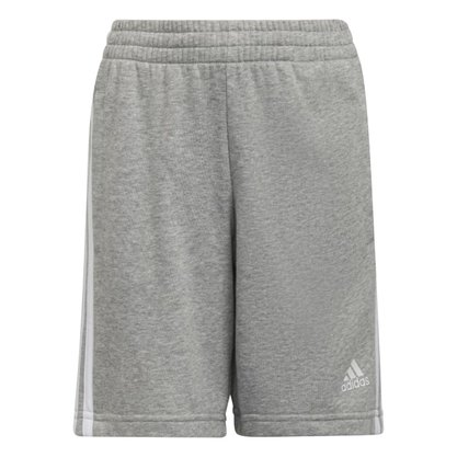 Shorts Infantil Adidas Moletom 3 Stripes HF1901