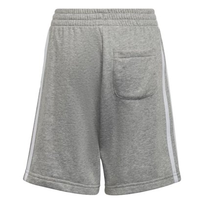 Shorts Infantil Adidas Moletom 3 Stripes HF1901