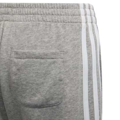 Shorts Infantil Adidas Moletom 3 Stripes HF1901