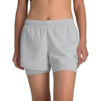 Shorts New Balance Sport Essentials 2 In 1 Fem WS41225B-GYM