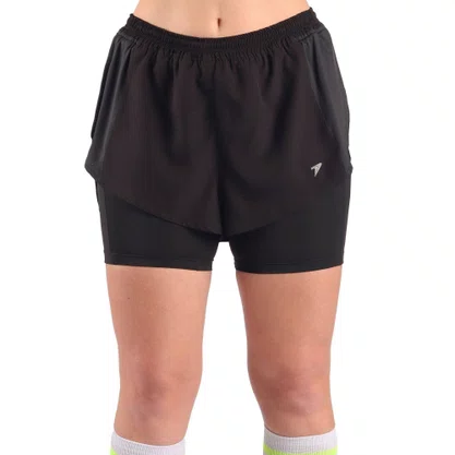 Shorts Poker Runner C/Bermuda Interna Feminino 03019-PP