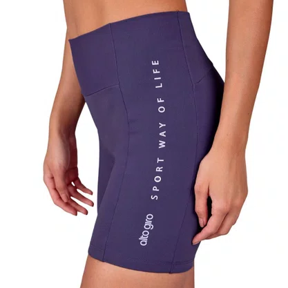 Shorts Sport Alto Giro Way Bolso Lateral Fem 2521102-C5655