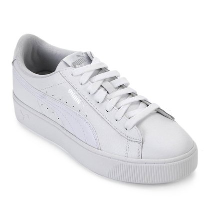 Tênis Couro Puma Vikky Stacked Feminino 369143-02