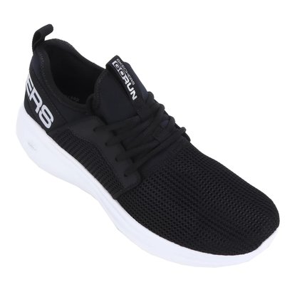 Tênis Skechers Go Run Fast-Valor Masculino 55103BR-BKW