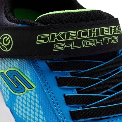 Tênis Juvenil Skechers Meteor Lights Krendo 401495L-BKBL