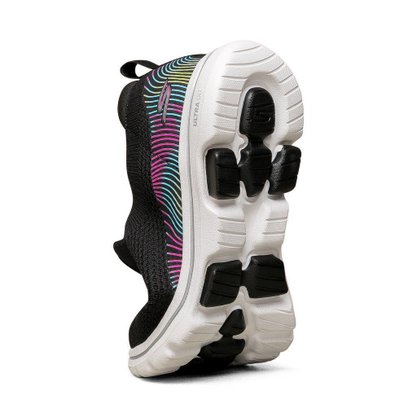 Tênis Skechers Go Walk 5 Wind Circle Feminino 124240-BKMT
