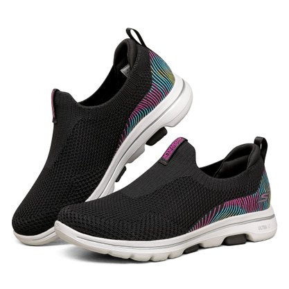 Tênis Skechers Go Walk 5 Wind Circle Feminino 124240-BKMT