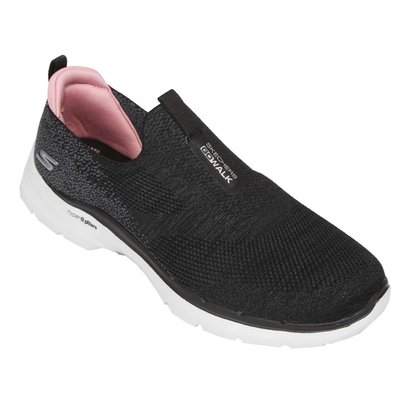Tênis Skechers Go Walk 6 Glimmering Feminino 124502BR-BKPK