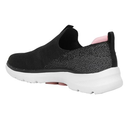 Tênis Skechers Go Walk 6 Glimmering Feminino 124502BR-BKPK