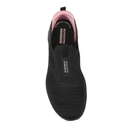Tênis Skechers Go Walk 6 Glimmering Feminino 124502BR-BKPK