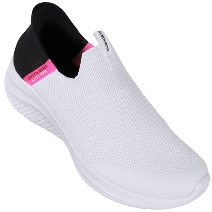Tênis Skechers Ultra Flex 3.0 Fresh Time Feminino 149707-WBK