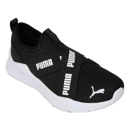 Tênis Infantil Puma Slip On Wired Run Unissex 384667-04
