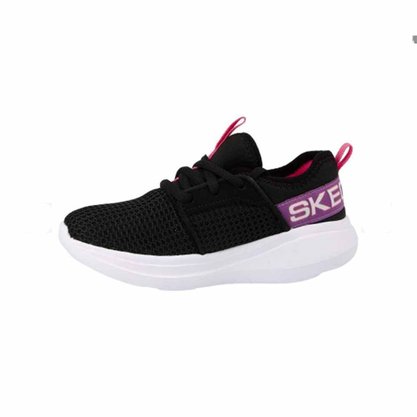 Tennis Skechers Go Run Fast Infantil 85400L-BKPR