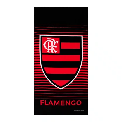 Toalha de Banho Flamengo Buettner Veludo 70X140 63796