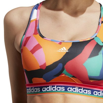 Top Adidas Farm Médio Suporte Feminino HS1187