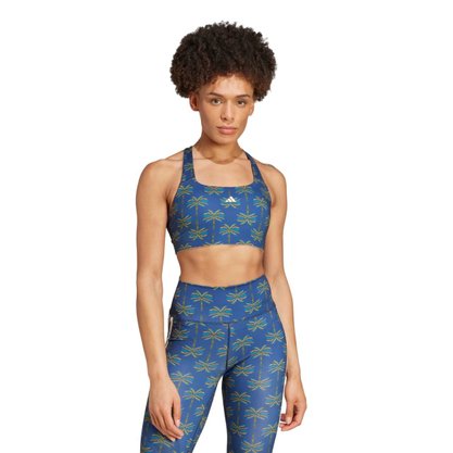 Top Adidas Farm Oasis Night Suporte Médio Feminino JE4030