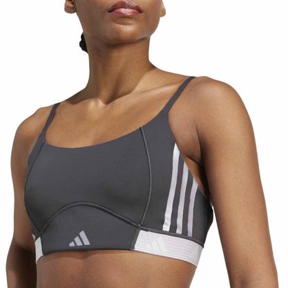 Top Adidas Hyperglam Suporte Leve Feminino IK5505