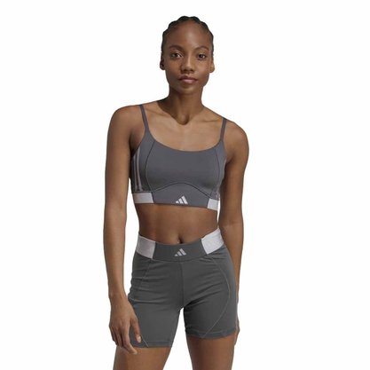 Top Adidas Hyperglam Suporte Leve Feminino IK5505