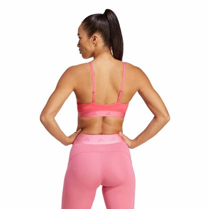 Top Adidas Hyperglam Suporte Leve Feminino IX3197