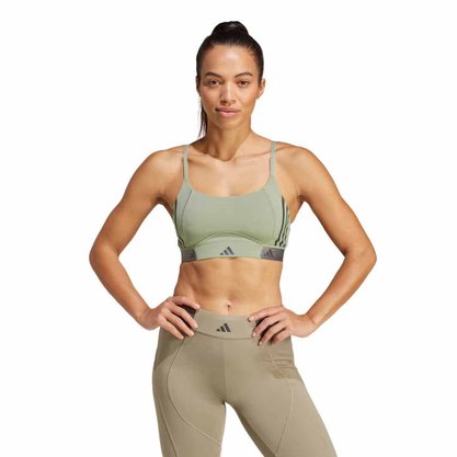Top Adidas Hyperglam Suporte Leve Feminino IX3200