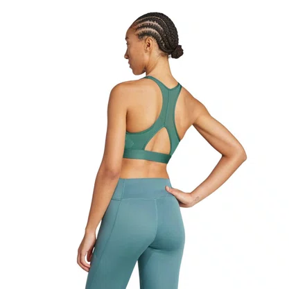Top Adidas Logo Suporte Médio Feminino JW5292