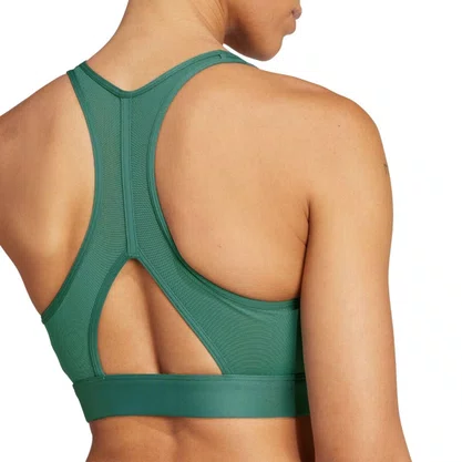 Top Adidas Logo Suporte Médio Feminino JW5292