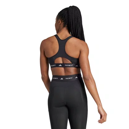 Top Adidas Techfit Suporte Médio Feminino JG1409