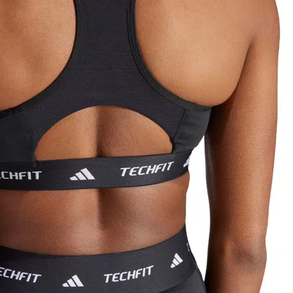 Top Adidas Techfit Suporte Médio Feminino JG1409