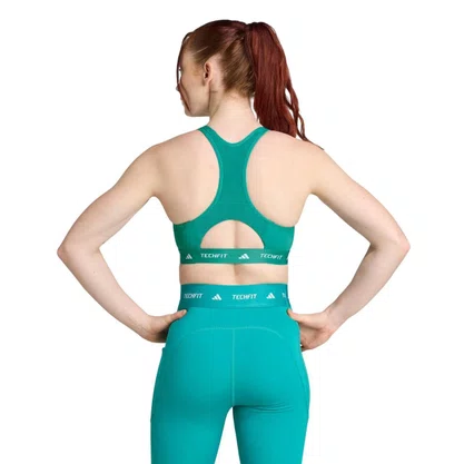 Top Adidas Techfit Suporte Médio Feminino JW7245