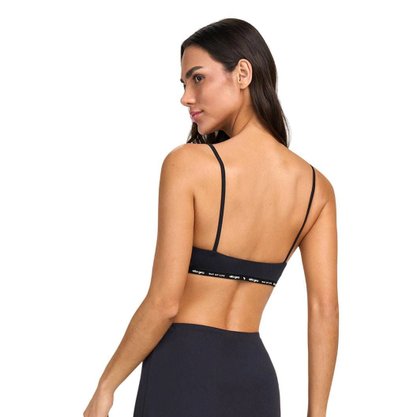 Top Alto Giro Alças Finas Elástico Feminino 2511509-C0049