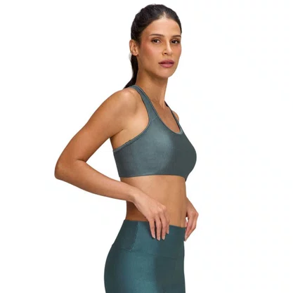Top Alto Giro Eterno Shine Nadador Feminino 2531512-C6050
