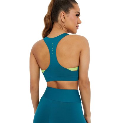 Top Alto Giro Bodytex Detalhe Vazado E Termo Feminino
